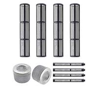 Buhdjfnke Juego de Pantalla de Filtro para Pistola Pulverizadora Sin Aire, Filtro de Entrada de Aire 181072, Filtro Múltiple 244067, Pantalla de Filtro para Pistola Pulverizadora 287032