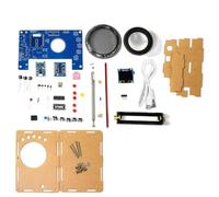 Buhdjfnke Kit Electrónico de Radio FM DIY con Pantalla OLED de Frecuencia Ajustable de 87-108 MHz, Piezas para Práctica de Soldadura DIY