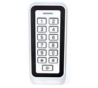 Buhdjfnke Lector de Control de Acceso de Puerta de Metal RFID con RetroiluminacióN 1000 Usuarios Teclado de Tarjeta EM de 125 KHz Cerradura de Puerta con CóDigo una Prueba de Agua IP67