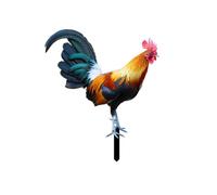 Buhdjfnke Letrero de Gallo para Jardín, Acrílico, para Exteriores, Jardín, Decoración de Jardín, Tarjeta de Inserción, Animales de Jardín A