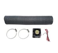 Buhdjfnke Manguera de Ventilador de Escape para Impresora 3D, Tubo de Ventilación de Lámina Cifrada, Tubo de Humo Escalable para 2.4 R2 Trident, con Ventilador