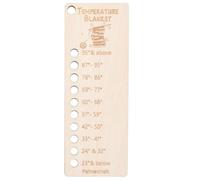 Buhdjfnke Manta de Madera Carta de Colores Reutilizable Tarjeta Organizadora de Sombra de Lana, Planificador de Mantas para Proyectos de Hilo de Ganchillo Regalos Hechos una Mano A