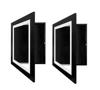 Buhdjfnke Marcos de Arte para NiñOs, Paquete de 2 Marcos de Arte para NiñOs Intercambiables, Almacenamiento de ExhibicióN de Obras de Arte Marcos de Fotos A4 con Apertura Frontal, Marcos