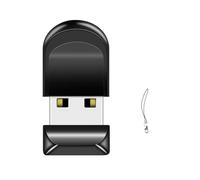 Buhdjfnke Mini Memoria USB Negra, Resistente Al Agua, de Alta Velocidad, 64 GB, Portátil, para PC.