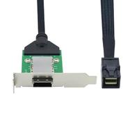 Buhdjfnke Mini-SAS-HD-SFF-8088-26P - Adaptador de enchufe externo para PCBA (100 ohmios)