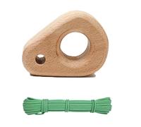 Buhdjfnke Mini Tabla de Escalada de Madera, Portátil, para Entrenar los Dedos, Potente Fortalecedor de Agarre, Resistente y Compacta.