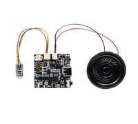 Buhdjfnke Módulo de Sonido Grabable GC07A Caja de Regalo Tarjeta de Cumpleaños Navideña Carátula de Música Módulo de Voz para Descarga de MP3 Cerrar Reproducir