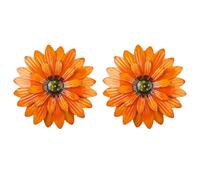 Buhdjfnke Naranja Jardín Patio Hierro Girasol Villa Decoración Jardinería Pared Colgante