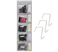 Buhdjfnke Organizador Semanal de Ropa para Niños, Ropa Escolar para Cada Día de la Semana, de Lunes A Viernes, Armario Colgante de 5 Estantes.