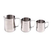 Buhdjfnke para Espumar Leche, Recipiente para Café con Leche, Olla de Metal, Medidora, para Café con Leche, Utensilios para Café