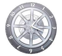 Buhdjfnke Personalice Su Nombre de Garaje,Servicio de ReparacióN de AutomóViles,Garaje,Reloj Pared AcríLico,Rueda de NeumáTico,Reloj AutomáTico,MecáNico,DecoracióN de Taller de AutomóViles