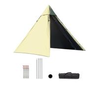 Buhdjfnke Pirámide Tienda Solo Tienda de Campaña Ultraligero Tipi Tienda de Campaña Al Aire Libre Portátil Sola Tienda Impermeable Senderismo Mochilero B