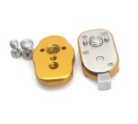 Buhdjfnke Placa de Liberación Rápida para Mini Monitor de Campo con Tornillo de 3/8 Pulgadas y Pasador de Ubicación M3 para Monitor LCD, Brazo Mágico y Luz LED.