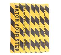 Buhdjfnke Presta atención a tu paso pegatinas de piso 6 x 24 pegatinas de advertencia cinta adhesiva antideslizante para el suelo