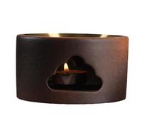 Buhdjfnke Quemador de Incienso con Aceite de Sándalo y Café en Polvo, Lámpara de Aromaterapia para el Hogar