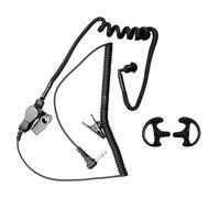 Buhdjfnke Reemplazo del Tubo de Aire del Resorte del Auricular Monoaural de 3,5 mm Reemplazo del Tapón del Oído del Walkie Talkie para Auriculares de Radio A