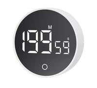 Buhdjfnke Reloj Magnético de Cuenta Regresiva para Cocina, Temporizador Digital Manual, Reloj de Escritorio, Cronómetro para Ducha, Estudio, Color