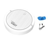 Buhdjfnke Robot Barredor Inteligente Fregadora en Seco y Húmedo Recargable Fregadoras Robot Limpiador Doméstico - B