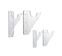 Buhdjfnke Soporte de Sable de Luz, Exhibición de Pared, Soporte de Exhibición de Pared de Espada Acrílica, Soporte de Estante de Pared de Espada Transparente