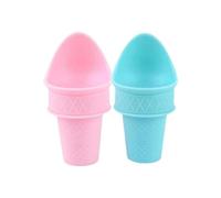 Buhdjfnke Soporte para Conos de Helado, Cuchara para Helado, Cuchara para Conos de Helado, Soporte para Conos de Helado Rejilla para Conos de Nieve C