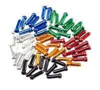 Buhdjfnke Tapa para cable de bicicleta de montaña, color, aleación de aluminio, tapa de núcleo, cable de freno, cambio de velocidad, tapa de cable