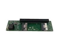 Buhdjfnke Tarjeta Adaptadora PCIe 5.0 X16 A MCIO 8i de 2 Puertos SFF8654 X8 A Ranura PCIe X16 PCIe 5.0