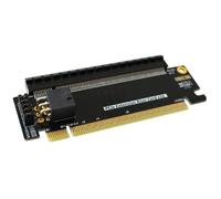 Buhdjfnke Tarjeta Elevadora de Extensión PCI-e 5.0 X16 de Media A Tarjeta de Prueba PCIe5.0 X16 Compatible con Fuente de Alimentación Externa