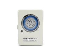 Buhdjfnke TB-38B Microordenador Tipo Riel Hogar 220V Interruptor Controlado por Tiempo Temporizador Mecánico Temporizador