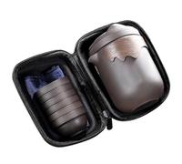Buhdjfnke Tea Set Travel Clay Sand Teaware Outdoor Portable Tour Tea Cups Tea Infuser Pot Chinese Best Gift