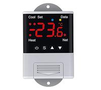 Buhdjfnke Termostato Controlador de Temperatura Wifi InaláMbrico AC110-220V DTC1201 Sensor Control de AplicacióN de Pantalla Digital para Hogar Inteligente