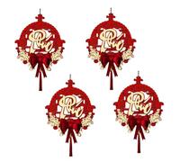 Buhdjfnke Texto vietnamita Decoración Festival de Colgante Decoración de Año Salón Lazo Colgante de Bendición