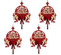 Buhdjfnke Texto vietnamita Decoración Festival de Colgante Decoración de Año Salón Lazo Colgante Happy Bow