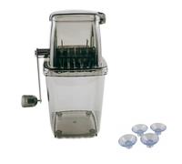 Buhdjfnke Trituradora de Hielo Trituradora de Hielo Giratoria Manual Cócteles Máquina de Granizado Máquina Trituradora de Hielo para Batidos Triturados en Cubitos de Hielo Hogar B