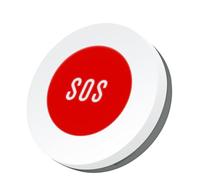 Buhdjfnke Tuya Smart ZigBee SOS BotóN Sensor Alarma NiñOs Mayores Alarma Ayuda de Emergencia Interruptor Tuya Smart Life Control Remoto