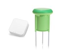 Buhdjfnke Tuya Zigbee Medidor de Humedad del Suelo Probador de Temperatura y Humedad Monitor de Plantas Detector Impermeable para Plantar Jardines