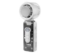 Buhdjfnke Ventilador Portátil de Refrigeración Semiconductor de Alta Velocidad, Recargable, de Mano, para Exteriores, Turbo, Aire Acondicionado, Color