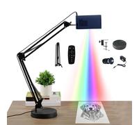 Buhelyc Lámpara de Proyector de Arte Portátil Dibujar y Pintar Herramienta de Proyección de Escritorio Proyector de Bocetos para Papel, Tela(Color:Azul)