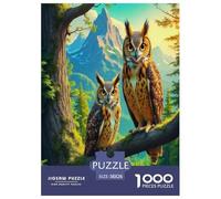 búho 1000 Piece Puzzle Games for Adults with Extra Fun Challenges Jigsaw Puzzle Mascotas Home Decoration for The Whole Family 38x26cm/1000pcs