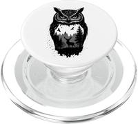 Búho Amante De Los Animales Ciervos Vida Silvestre Bosque Zo PopSockets PopGrip para MagSafe