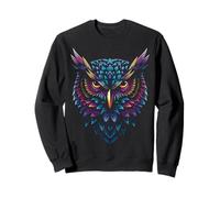 Búho Animal Love Art Hombres Mujeres Vida Silvestre Pájaro Gráfi Sudadera