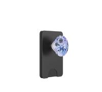 Búho Azul con Estampado Bohemio y Coqueta de Animales brujos, atrapasueños PopSockets PopWallet para MagSafe