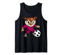 Búho - Búho de fútbol Camiseta sin Mangas