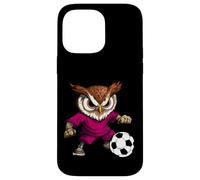 Búho - Búho de fútbol Carcasa para iPhone 14 Pro Max