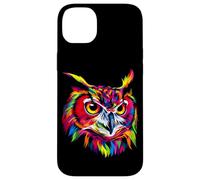 Búho Colorido Arco Iris Colores Pop Art Búho Búhos Carcasa para iPhone 14 Plus