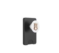 Búho con Corona ilustración Animal PopSockets PopWallet para MagSafe