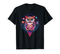 Búho Cósmico En El Universo Noche Estrell Camiseta