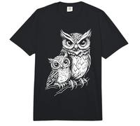 Búho Cría de Búho Niña Animal Búho Hombres Mujeres Búho Comfort Colors Adult Heavyweight T-Shirt