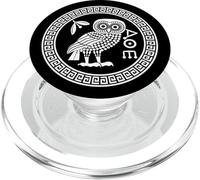 Búho de Atenea La Antigua mitología Griega es el búho de Atenea Grecia PopSockets PopGrip para MagSafe