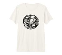 Búho de Atenea Mitología Griega Regalo de filosofía Camiseta Premium