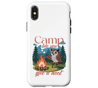 Búho de campamento, campamento como tú da un grito Carcasa para iPhone X/XS